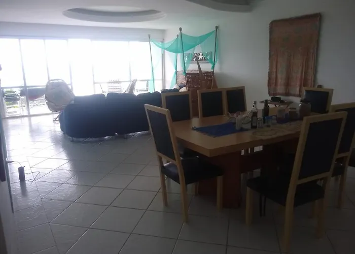 Apto Enorme Pe Na Areia, Vista Linda C/ Academia E Sauna Guarujá
